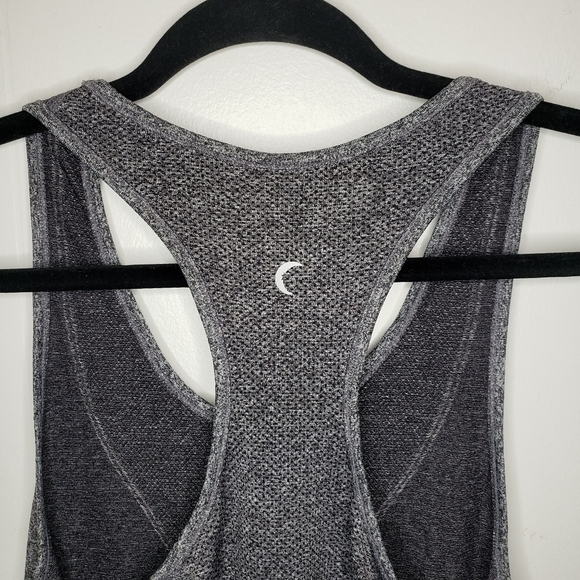 Zyia Active Charcoal Grey Activewear Workout Racerback Tank Size Medium - Picture 4 of 4